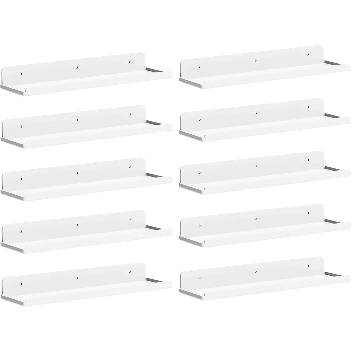 Floating Shelves for Bathroom 14" Clear, 4 Pack