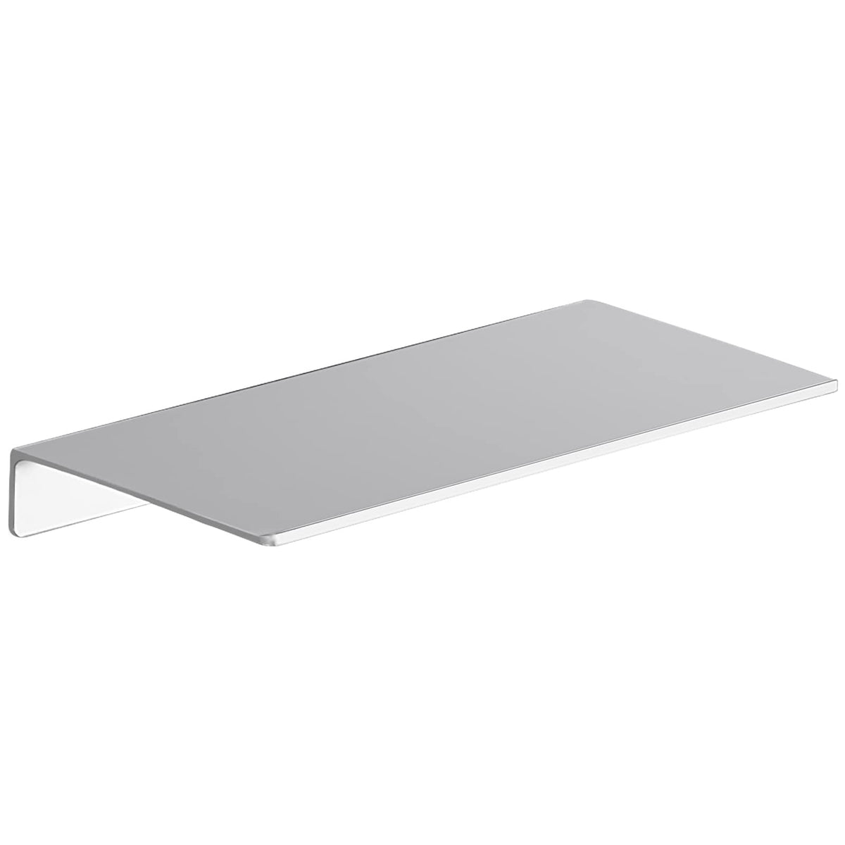 Danpoo 8 inch Small Floating Shelf for Wall Organizer & Storage, Mini Display Shelf, Metal Wall Shelf for Bathroom, Living Room, Kitchen, Bedroom(Matte Black)