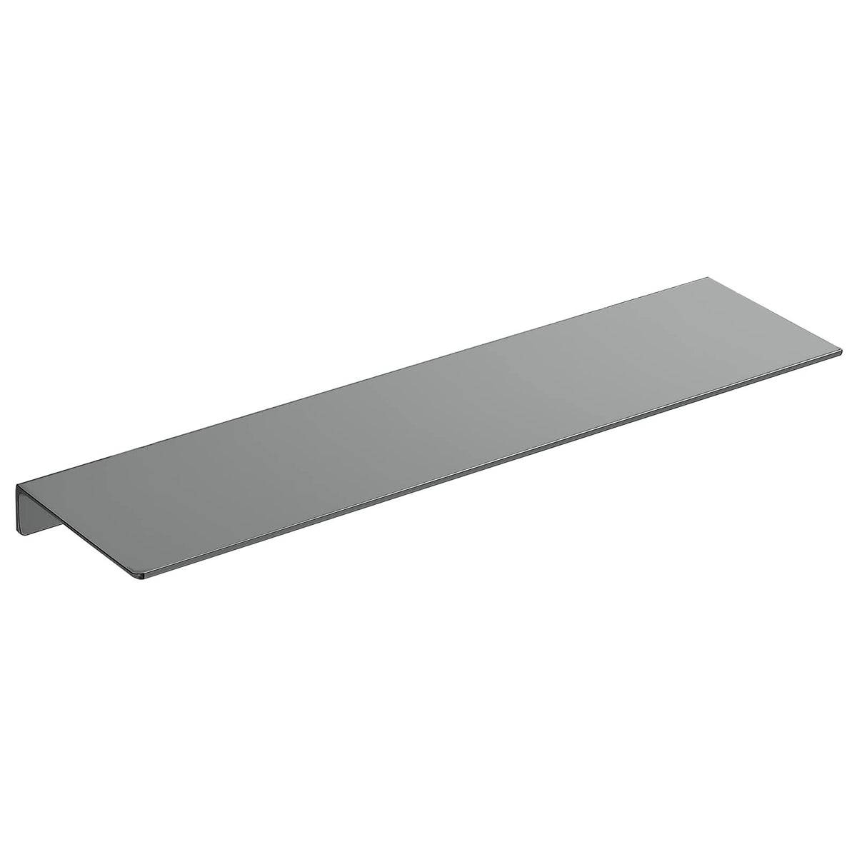 Danpoo 8 inch Small Floating Shelf for Wall Organizer & Storage, Mini Display Shelf, Metal Wall Shelf for Bathroom, Living Room, Kitchen, Bedroom(Matte Black)