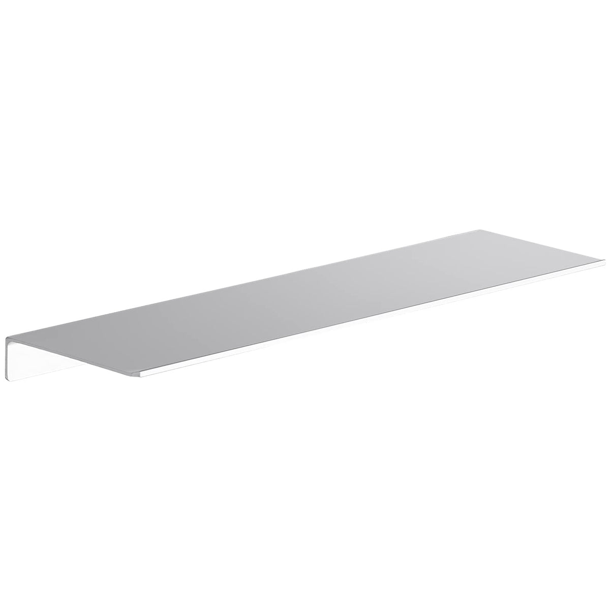 Danpoo 8 inch Small Floating Shelf for Wall Organizer & Storage, Mini Display Shelf, Metal Wall Shelf for Bathroom, Living Room, Kitchen, Bedroom(Matte Black)