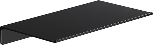 Danpoo 8 inch Small Floating Shelf for Wall Organizer & Storage, Mini Display Shelf, Metal Wall Shelf for Bathroom, Living Room, Kitchen, Bedroom(Matte Black)