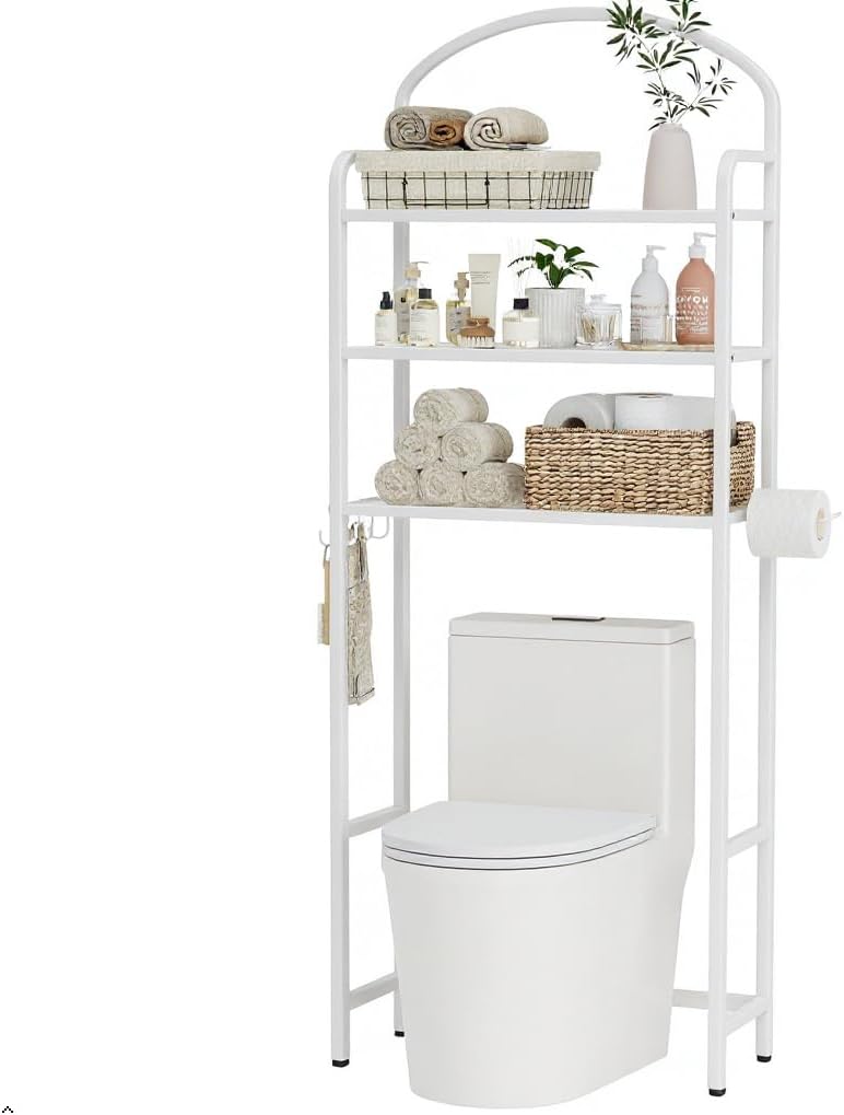 3 Tier Over The Toilet Storage Rack, Bathroom Organizer