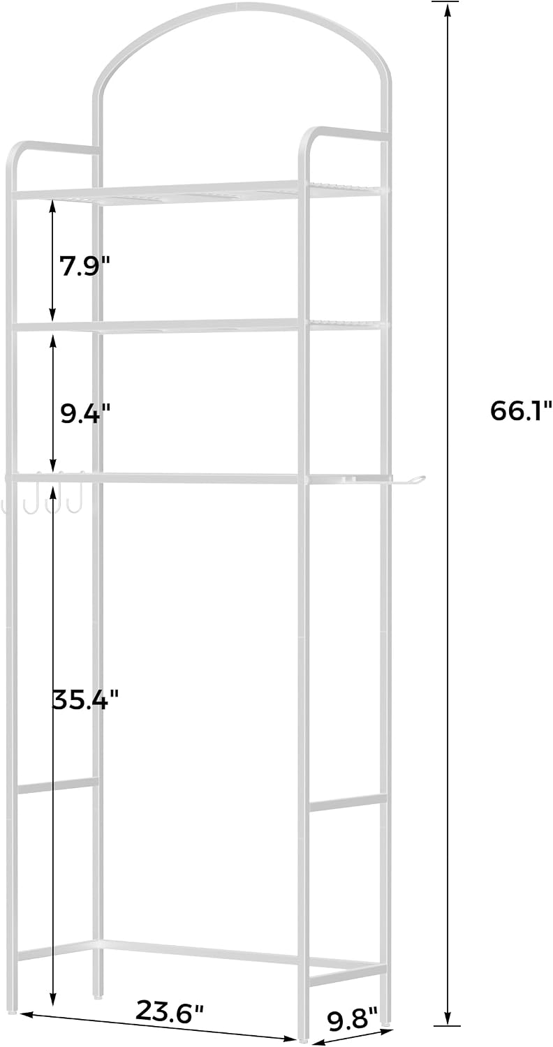 3 Tier Over The Toilet Storage Rack, Bathroom Organizer