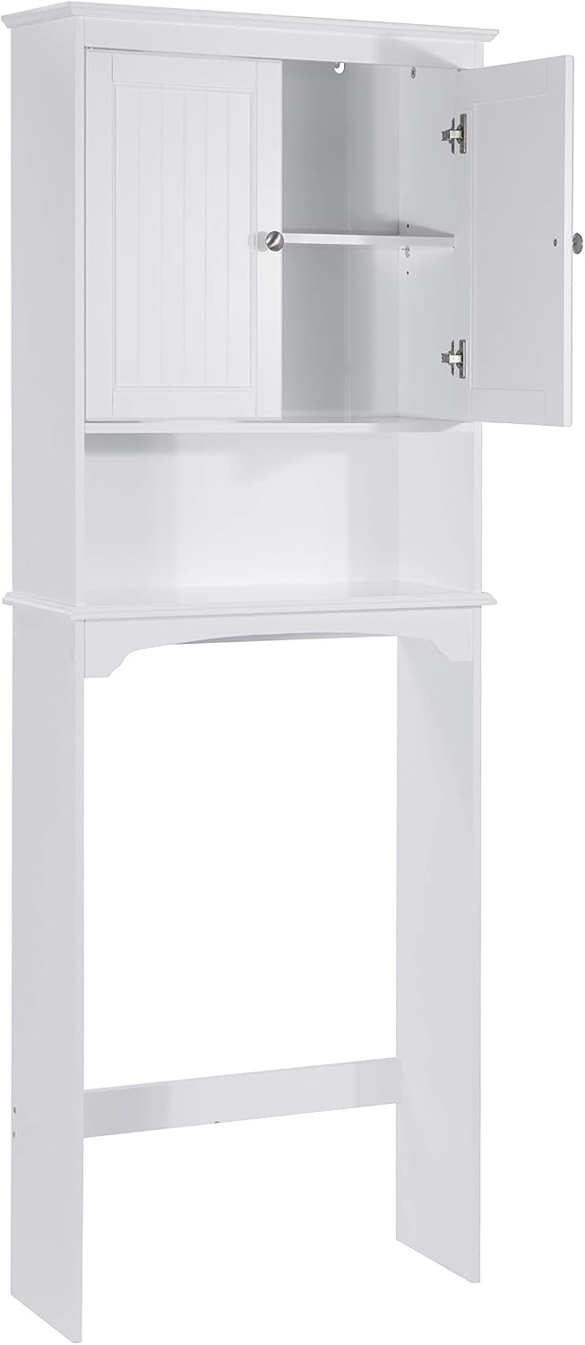 Spirich Over The Toilet Storage Cabinet with Doors, Bathroom Organizer
